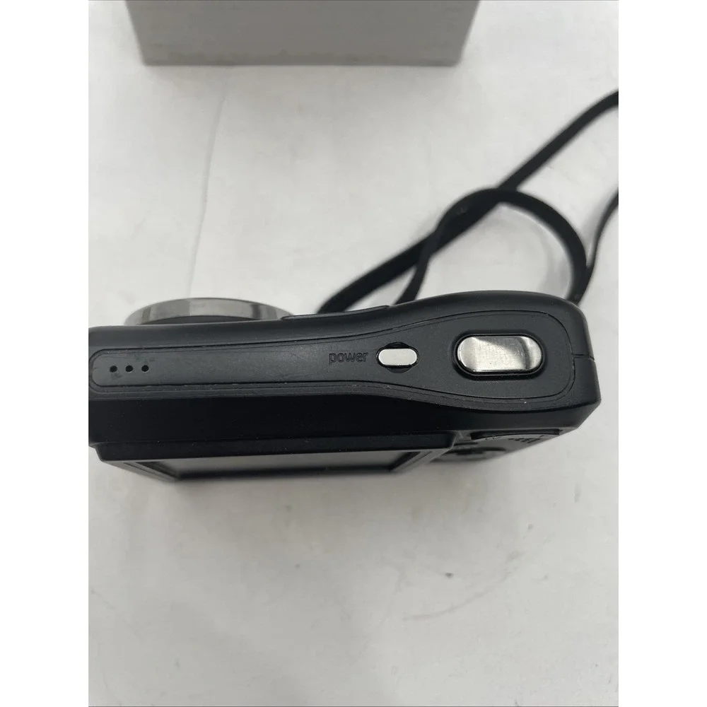 GE RS1200 12.4MP Digital Camera 3X Zoom+Battery+SD Card Black